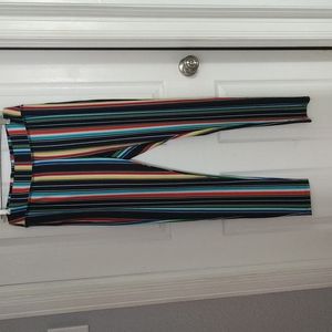 Lucky & blessed serape women's leggings large